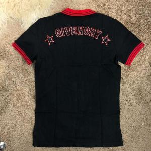 Фото Одежда Givenchy Polo Contrasted Band And Stars Black/Red