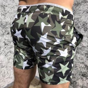 Фото Одежда Valentino Swimming Trunk CamoStars Green