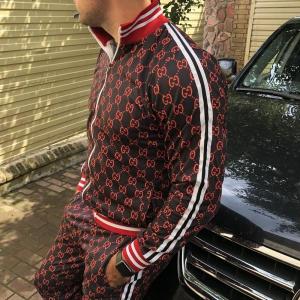 Фото Одежда Gucci Sport Suit GG Jacquard Black/Red