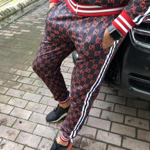 Фото Одежда Gucci Sport Suit GG Jacquard Black/Red