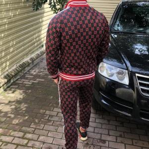 Фото Одежда Gucci Sport Suit GG Jacquard Black/Red