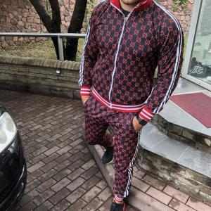 Фото Одежда Gucci Sport Suit GG Jacquard Black/Red