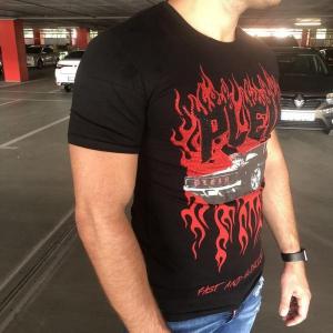 Фото Одежда Philipp Plein T-Shirt Fast and Glorious Black/Red