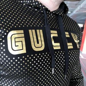 Фото Одежда Gucci Sweathirt Golden Stars Black