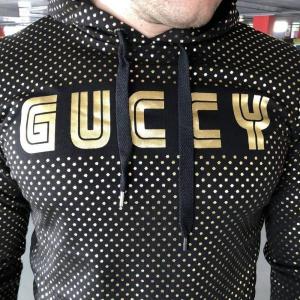 Фото Одежда Gucci Sweathirt Golden Stars Black