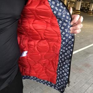 Фото Одежда Supreme x Louis Vuitton Jacquard Monogram Blue Parka Jacket