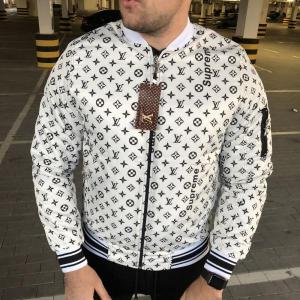 Фото Одежда Supreme x Louis Vuitton Jacquard Monogram White Bomber
