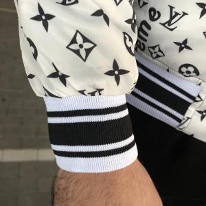 Фото Одежда Supreme x Louis Vuitton Jacquard Monogram White Bomber