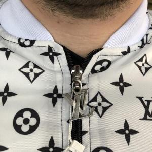 Фото Одежда Supreme x Louis Vuitton Jacquard Monogram White Bomber