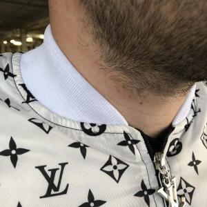 Фото Одежда Supreme x Louis Vuitton Jacquard Monogram White Bomber