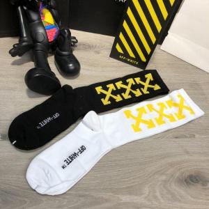 Фото Одежда Набор Носков Off White Pack 2 Black-Yellow/White-Yellow