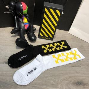Фото Одежда Набор Носков Off White Pack 2 Black-Yellow/White-Yellow