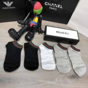 Фото Одежда Набор Носков Gucci Pack 5 Gray/Black/White/Black/Gray