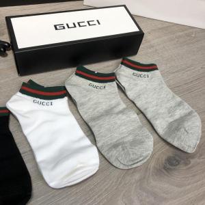 Фото Одежда Набор Носков Gucci Pack 5 Gray/Black/White/Black/Gray