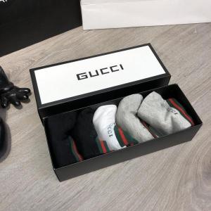 Фото Одежда Набор Носков Gucci Pack 5 Gray/Black/White/Black/Gray