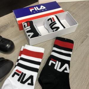 Фото Одежда Socks Fila Pack 4 White/Black