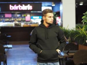 Фото Одежда Утепленное худи черное DNK