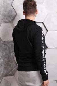 Фото Одежда Худи черные OFF WHITE ч/б print #2