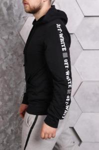Фото Одежда Худи черные OFF WHITE ч/б print #2