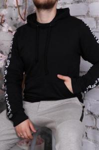 Фото Одежда Худи черные OFF WHITE ч/б print #2