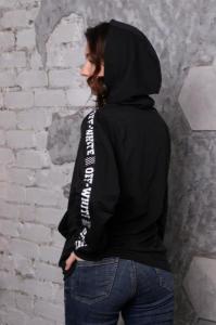 Фото Одежда Худи черные OFF WHITE ч/б print #2
