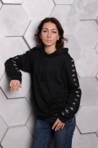 Фото Одежда Худи Adidas черный с черным