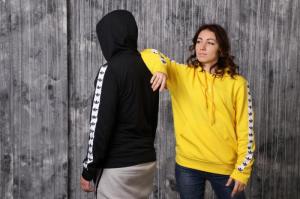 Фото Одежда Худи Адидас черный с белым