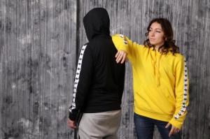 Фото Одежда Худи Адидас черный с белым