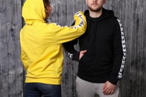 Фото Одежда Худи Адидас черный с белым