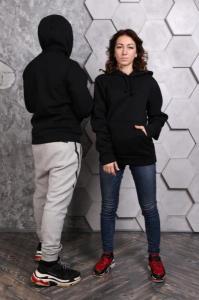 Фото Одежда Худи черные не утепленный вариант