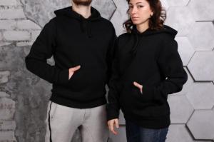 Фото Одежда Худи черные не утепленный вариант