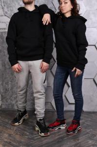 Фото Одежда Худи черные не утепленный вариант