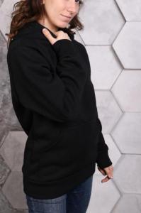 Фото Одежда Худи черные не утепленный вариант