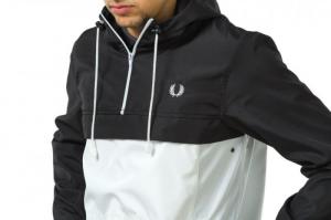 Фото Одежда Анорак Fred Perry ч/б