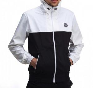 Фото Одежда Ветровка Stone Island бело-черная