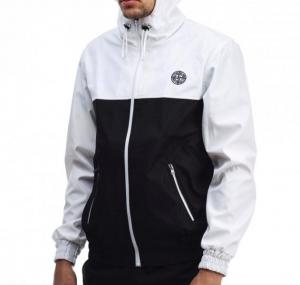 Фото Одежда Ветровка Stone Island бело-черная