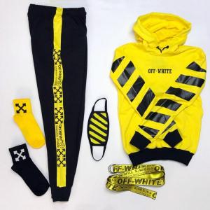 Фото Одежда Спортивный костюм Off White Temper Cross желтый