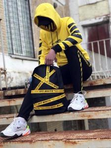 Фото Одежда Спортивный костюм Off White Temper Cross желтый