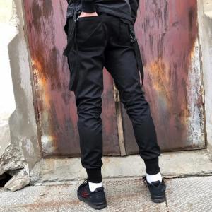 Фото Одежда Брюки карго мужские Пушка Огонь Scarstrope черные