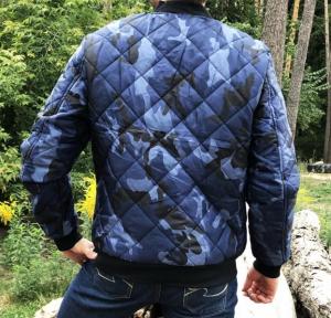 Фото Одежда Бомбер Urban blue camouflage