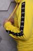 Худи Adidas желтое с черным лампасом
