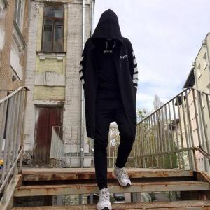 Фото Одежда Спортивные штаны в стиле Off White полосы черные