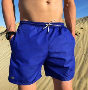 Фото Одежда Шорты Lacoste Swimming Trunks синие