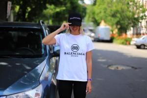 Фото Одежда Футболка белая BALENCIAGA