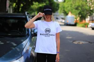 Фото Одежда Футболка белая BALENCIAGA