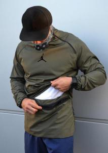 Фото Одежда Анорак (ветровка) Jordan Хаки