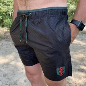Фото Одежда Плавательные Шорты Gucci GG Supreme Crest Snake Black