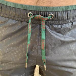 Фото Одежда Плавательные Шорты Gucci GG Supreme Crest Snake Black