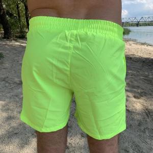 Фото Одежда Плавательные Шорты Off White With X Cross Neon Green