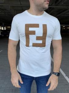 Фото Одежда Футболка Fendi Double F White
